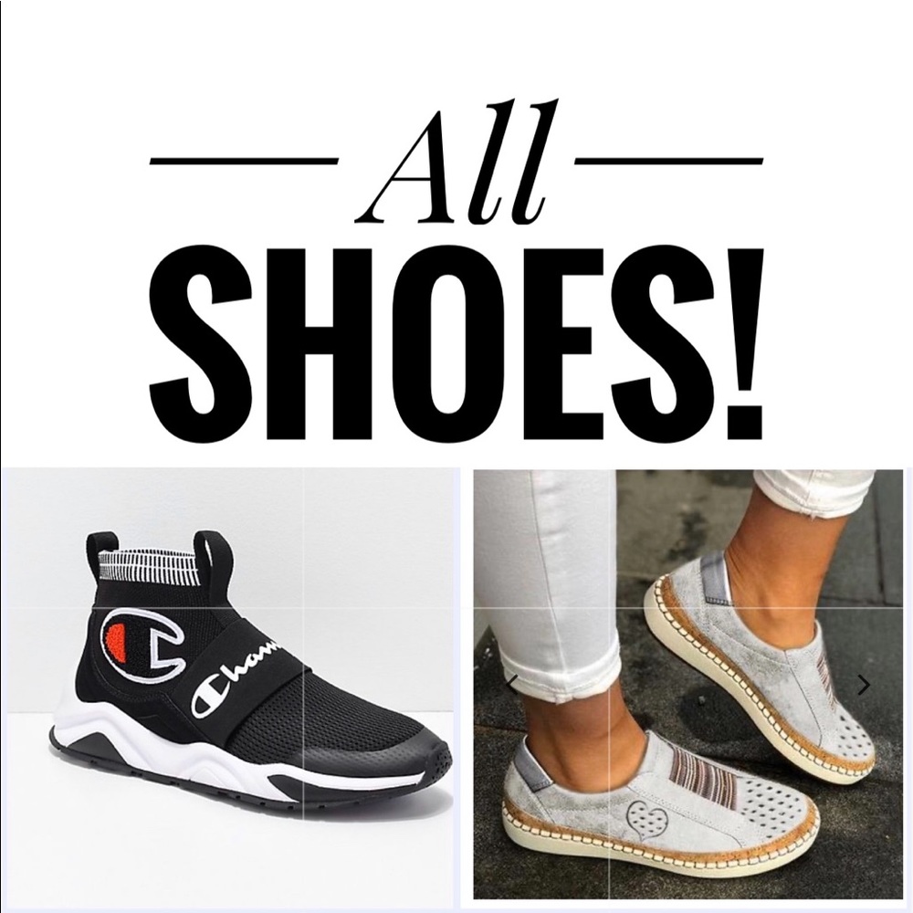 All SHOES- women, men, children